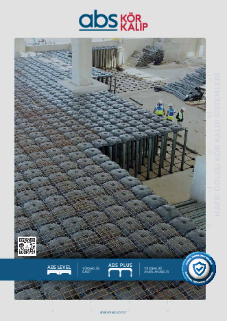 ABS HAFİF DOLGU KÖR KALIP UYGULAMA ALANLARI