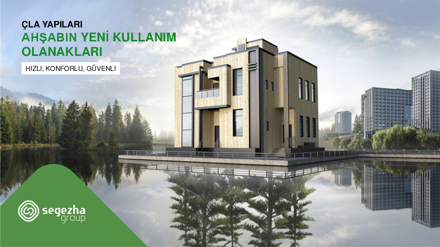 CLT (ÇAPRAZ LAMİNE AHŞAP)
