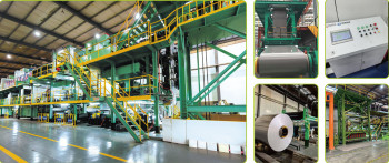 COLOR COATED ALUMINUM COIL PRODUCTION LINE