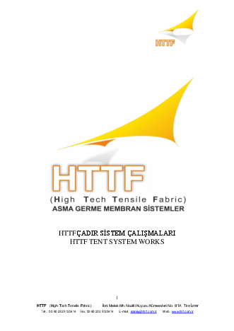 Çadır Tasarım ve Uygulama