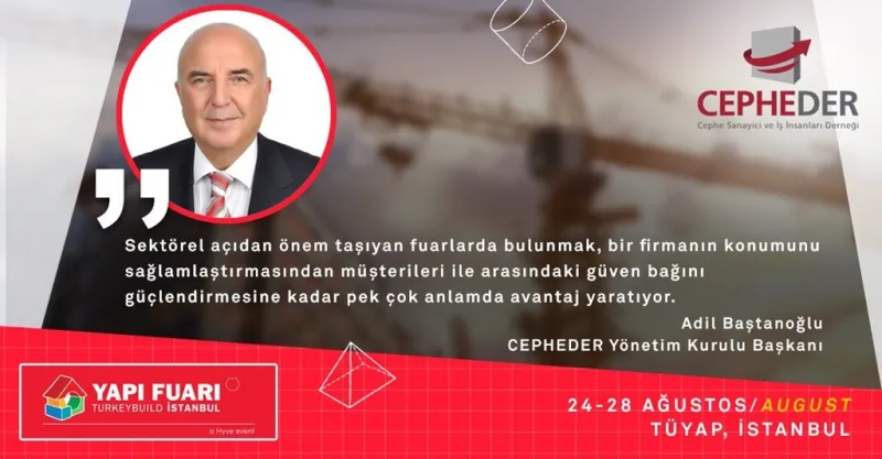 Yapı Fuarı, inşaat sektöründeki üreticilerin ve tüketicilerin buluşma noktası